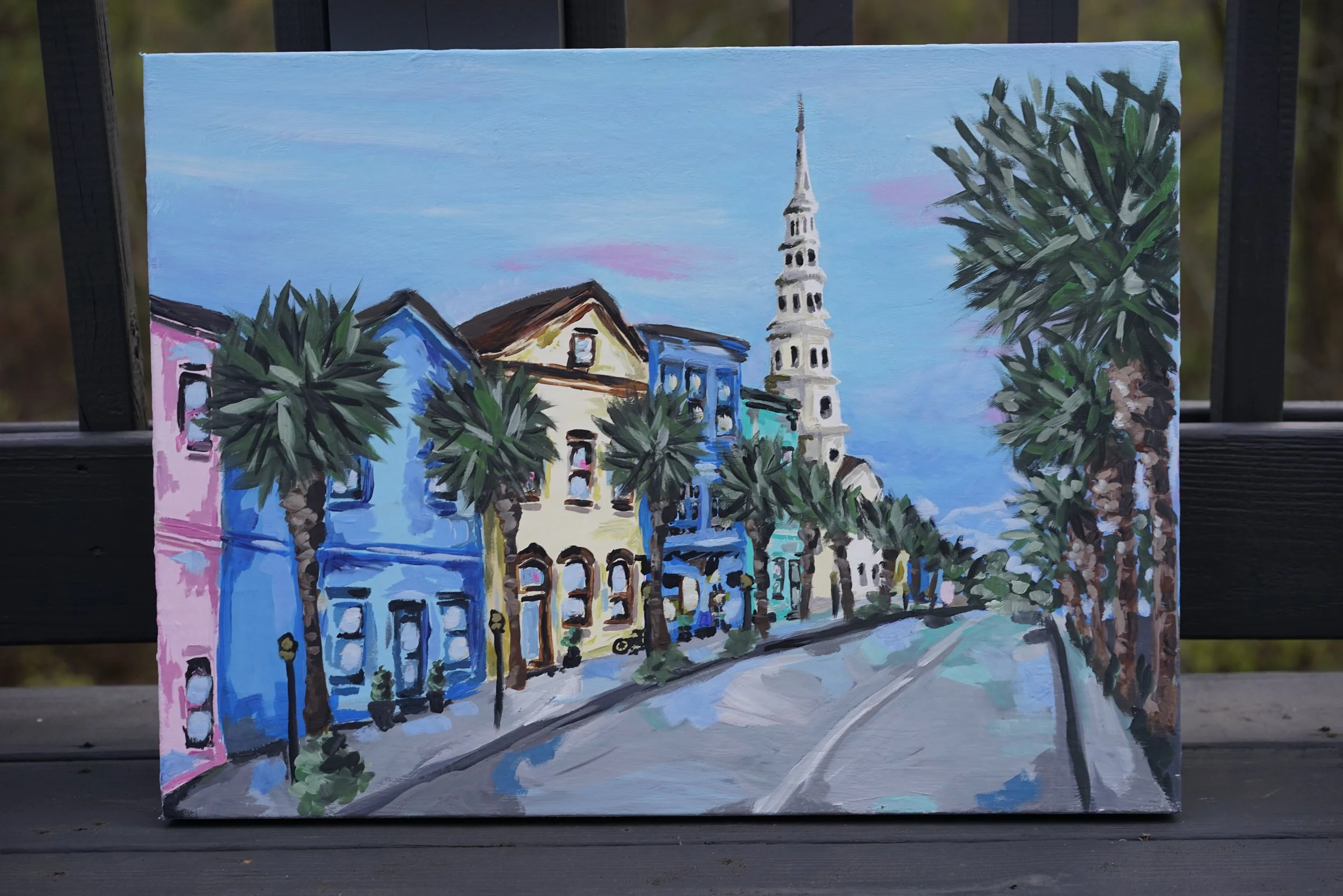 Rainbow Road at Sunset