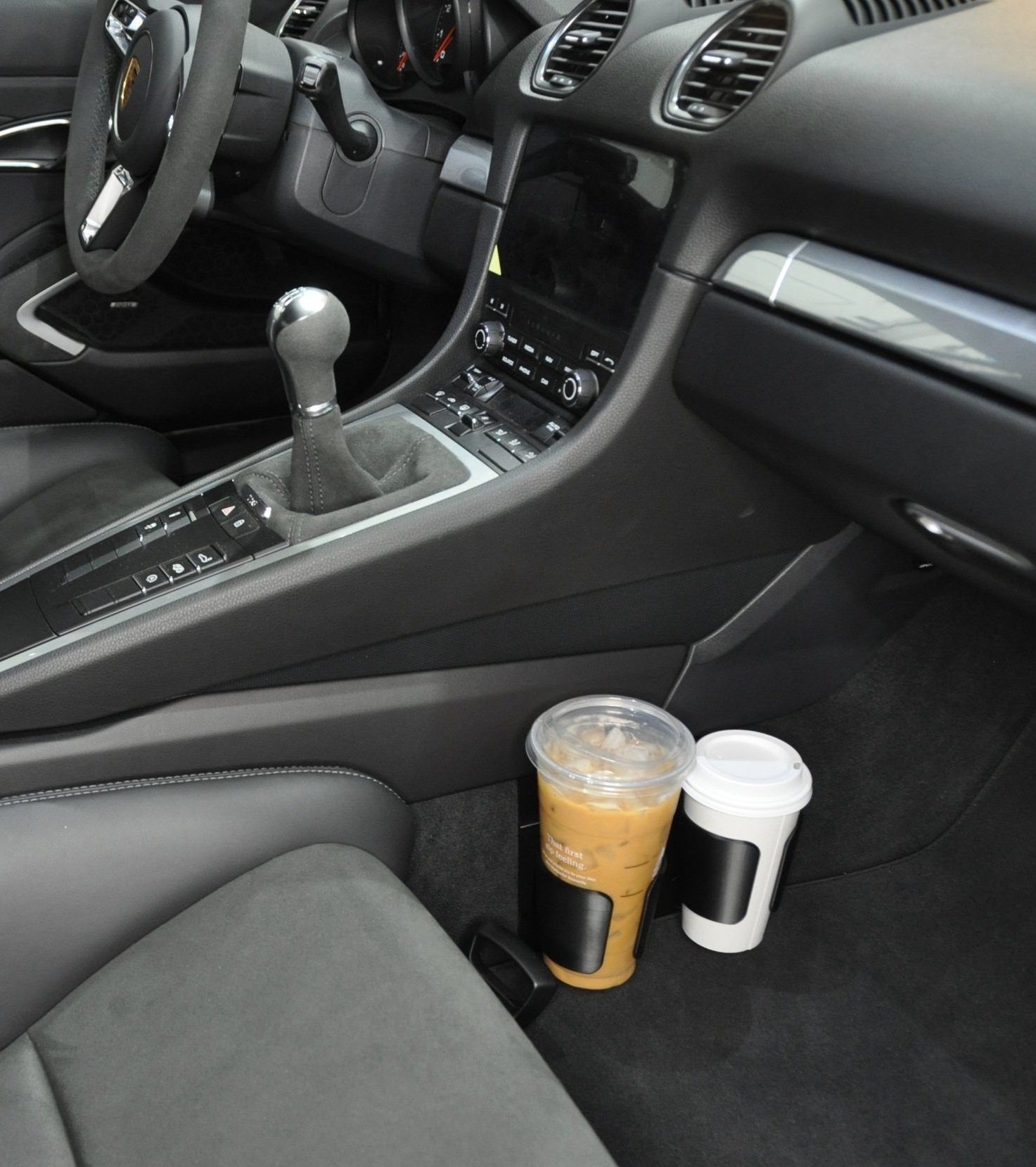Porsche 911 cup holder, Porsche Cayman, Boxster cup holder, 997, 991, 992, 987, 981, 718