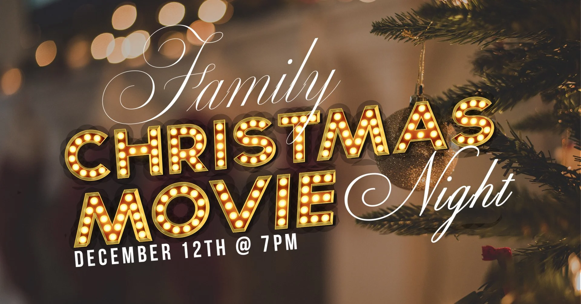 Family Christmas Movie Night 