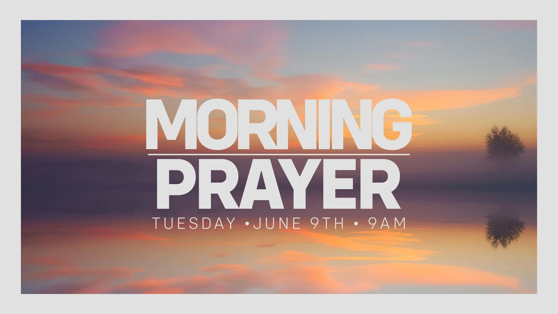 Morning Prayer
