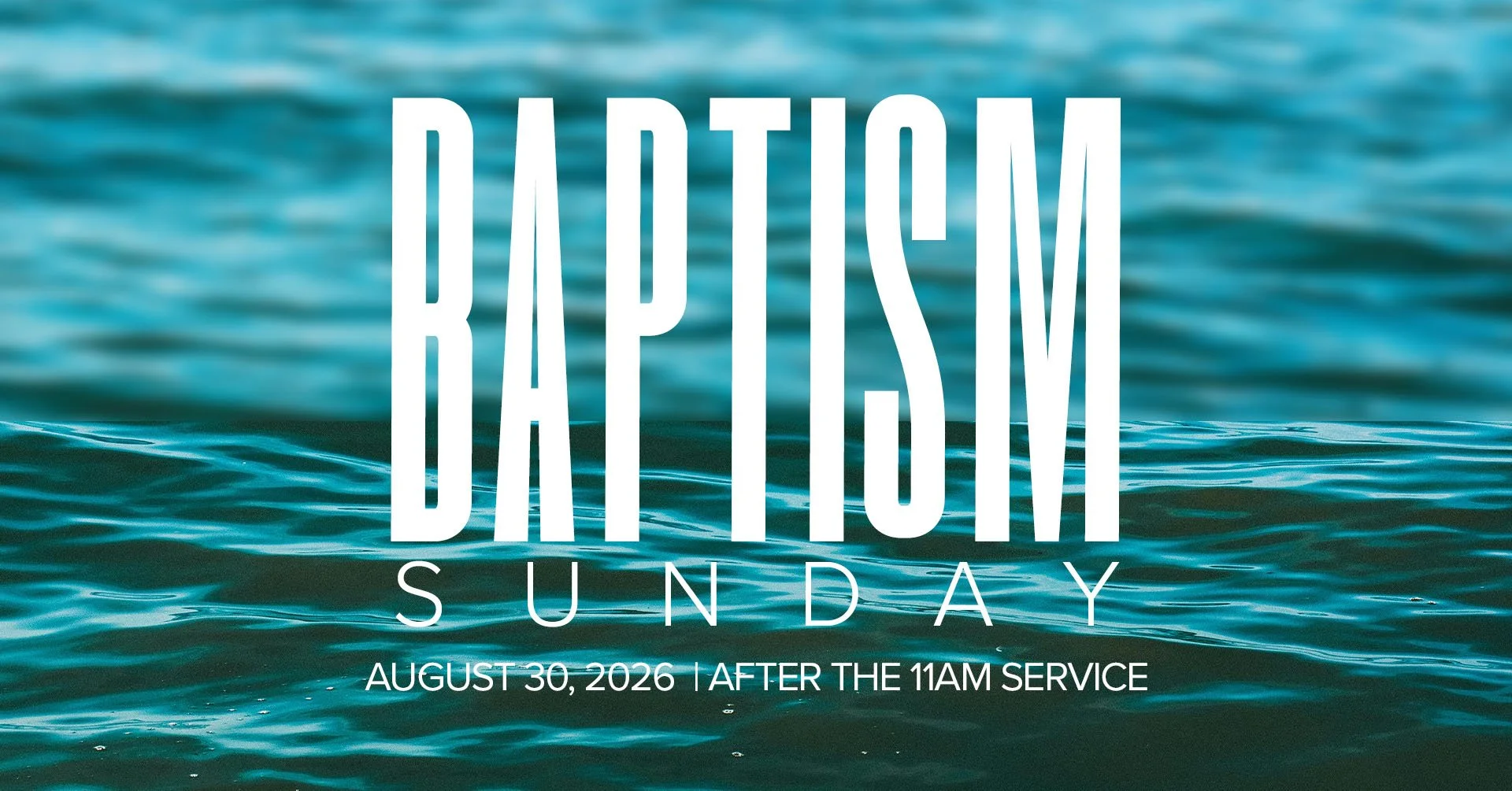 Baptism Sunday 
