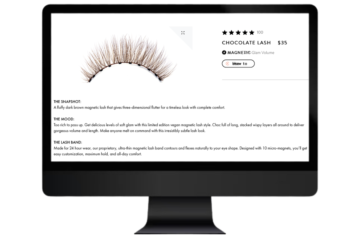 Chocolate Lash - Product Description Page