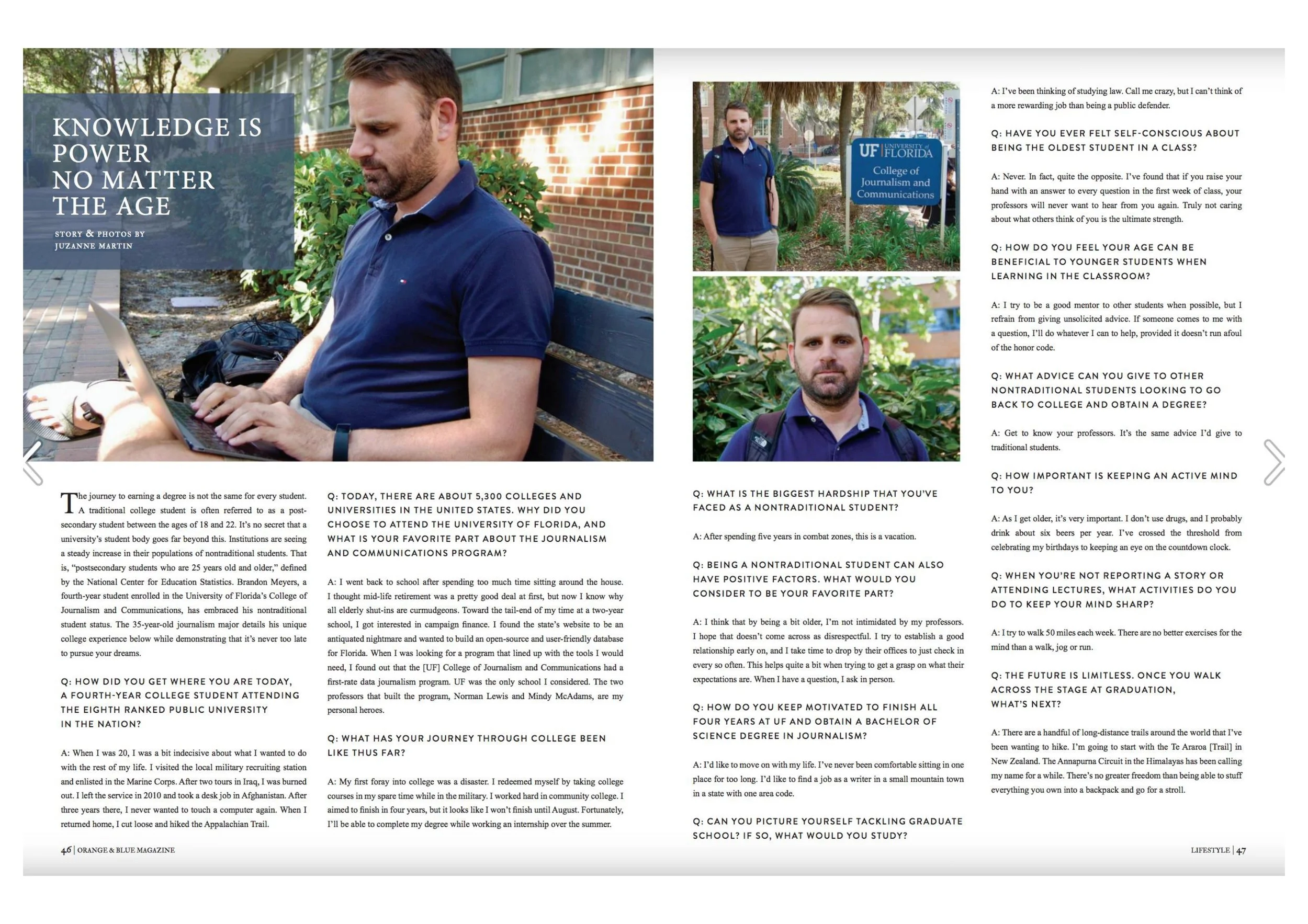 Orange and Blue Magazine ("Mind" Issue, 2019)