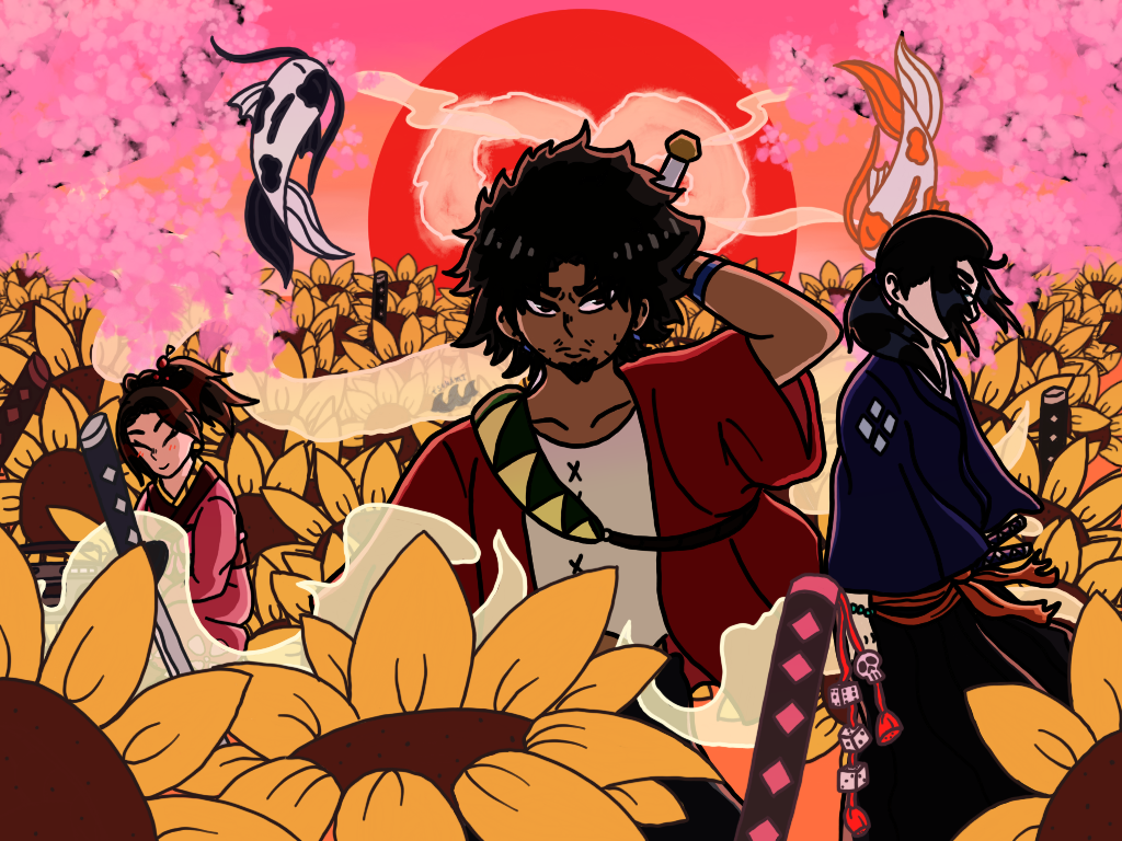 My favorite anime of all time. Samurai Champloo.