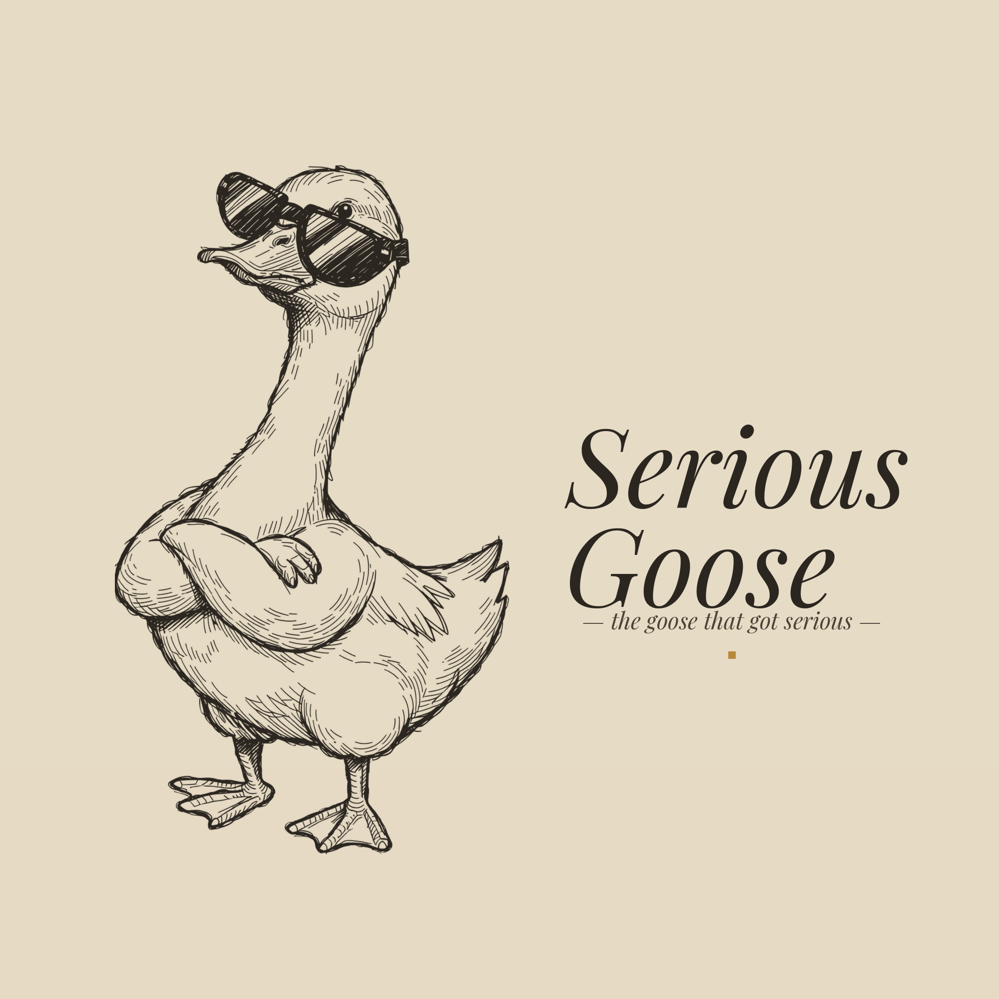 Serious Goose