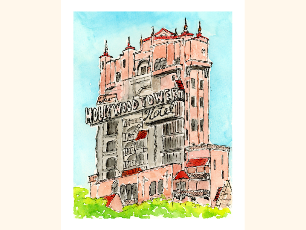 Tower of Terror Art Print