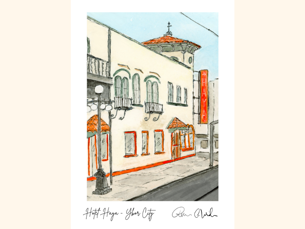 Hotel Haya Ybor City Art Print