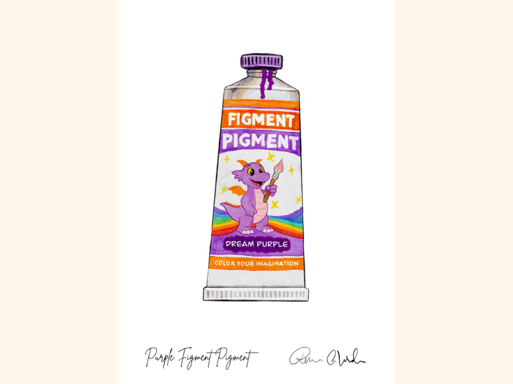 Figment Pigment Mini Art Print