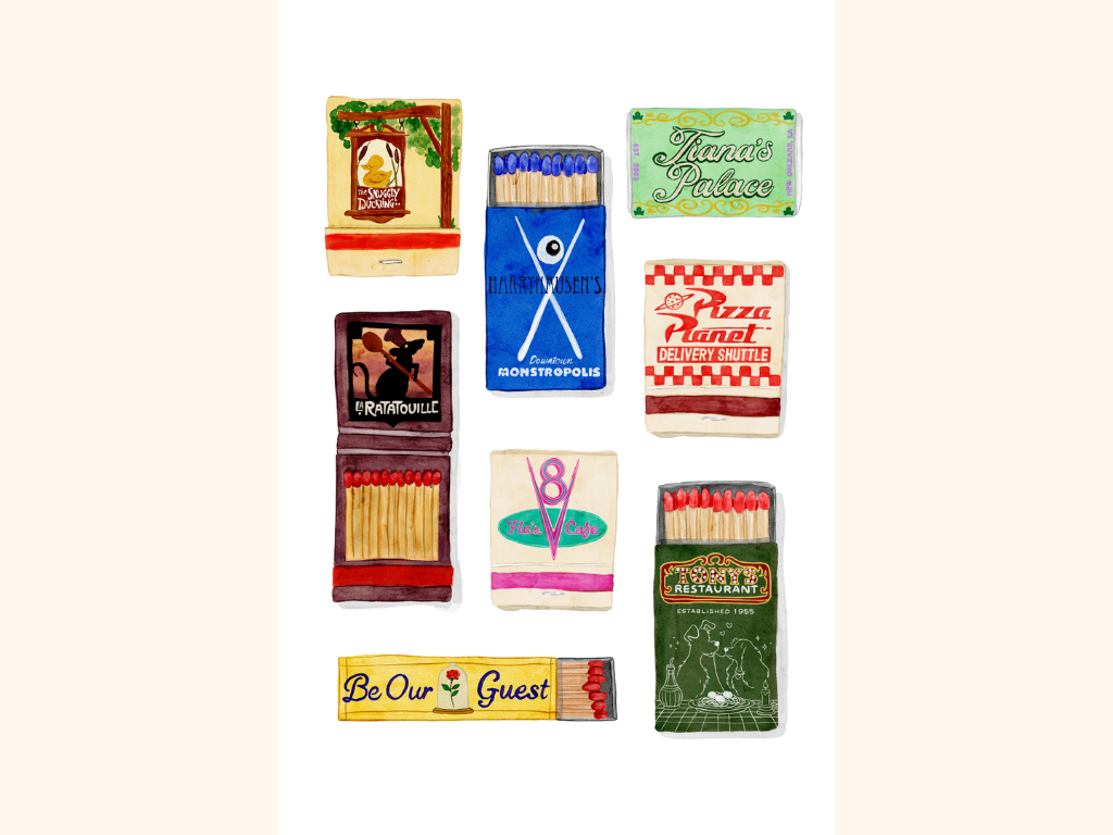 Magical Restaurant Matches Art Print