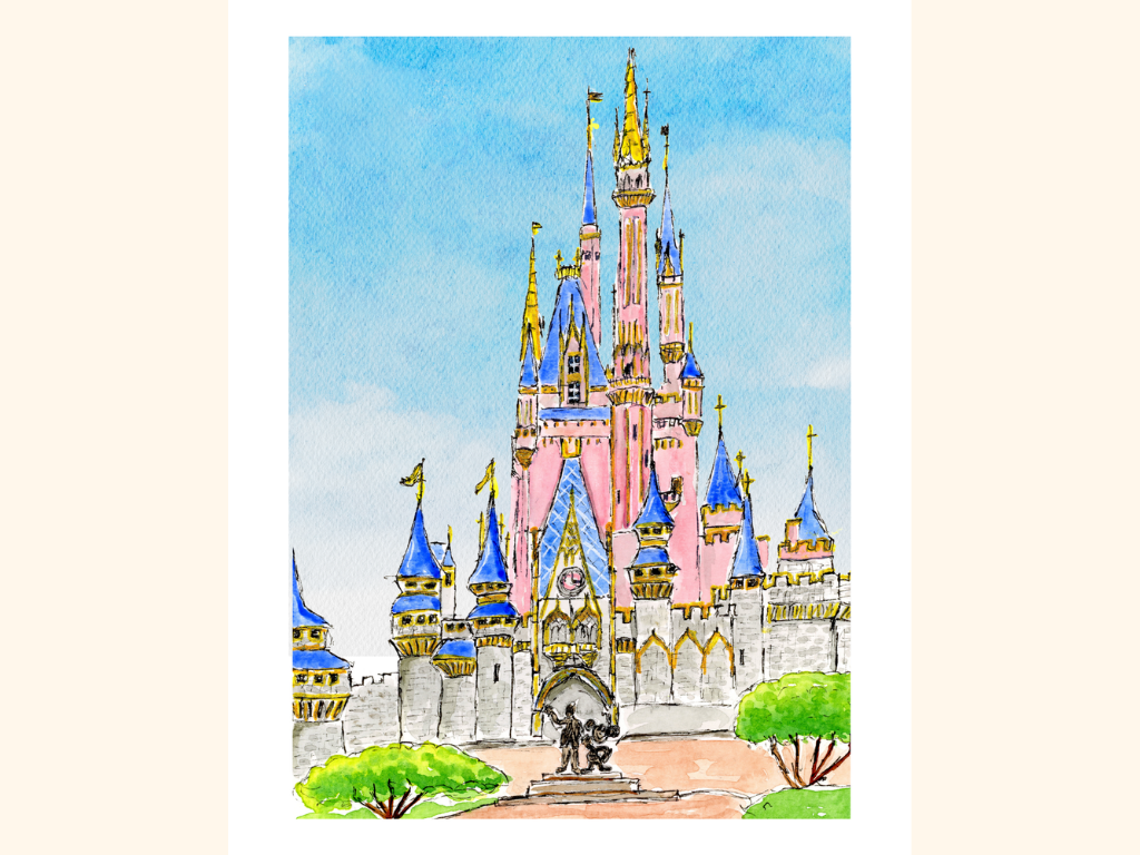 Cinderella’s Castle Art Print