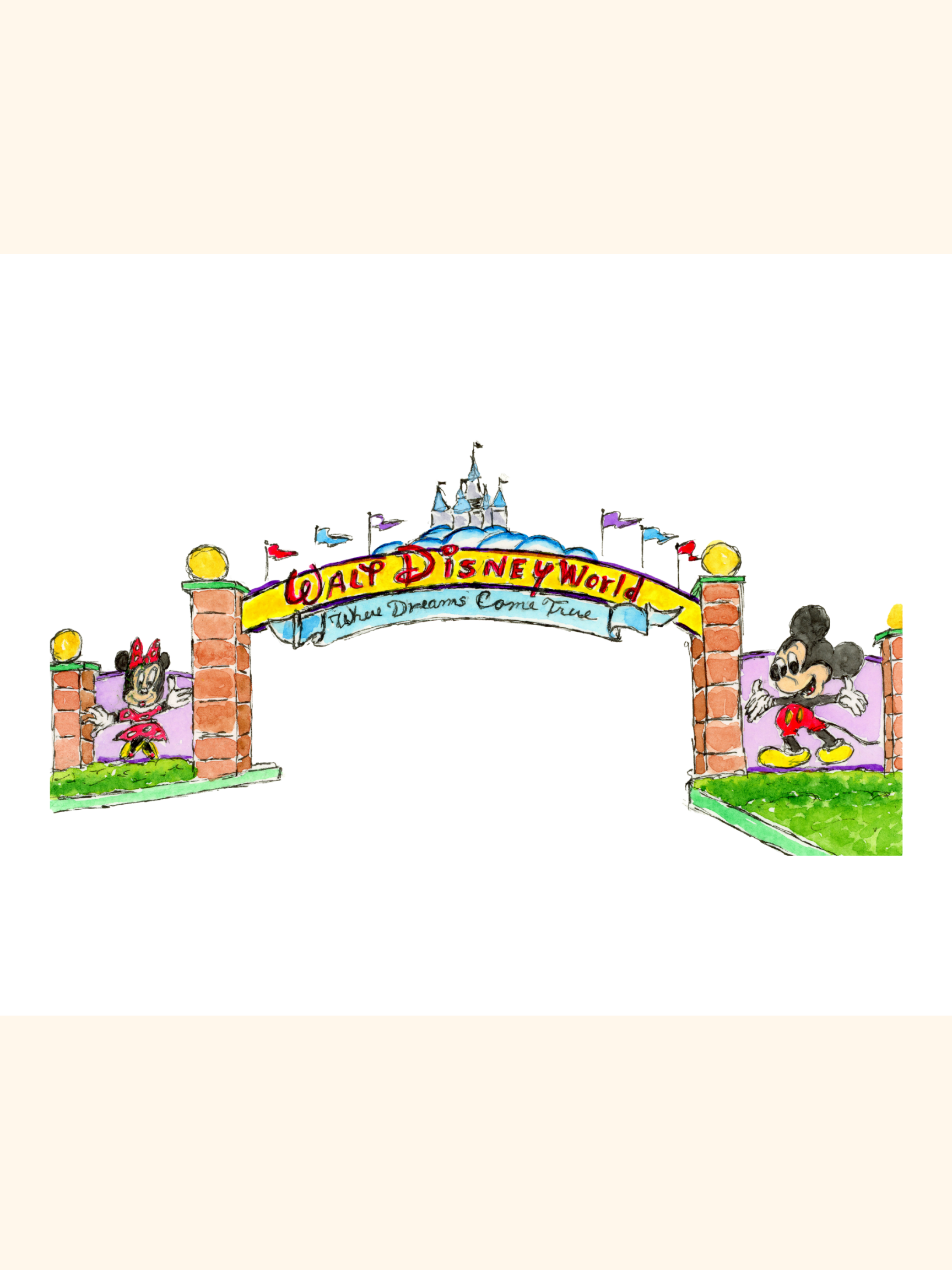 Park Entrance Art Print