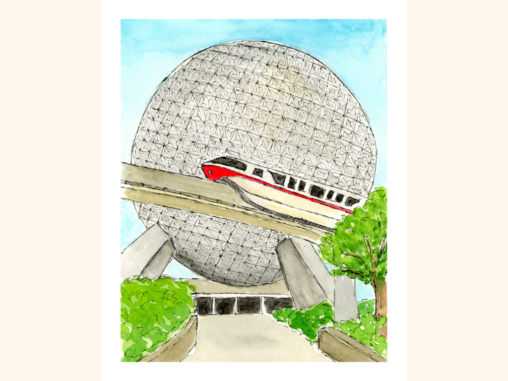 Epcot Art Print