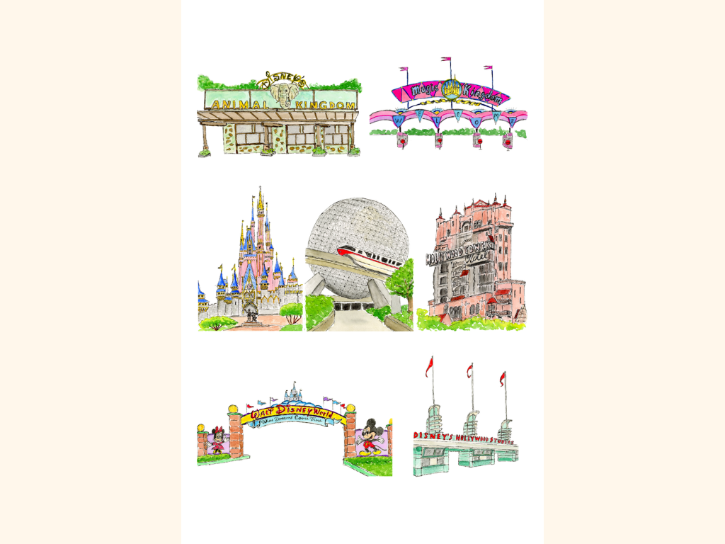 Magical Entrances & Icons Art Print