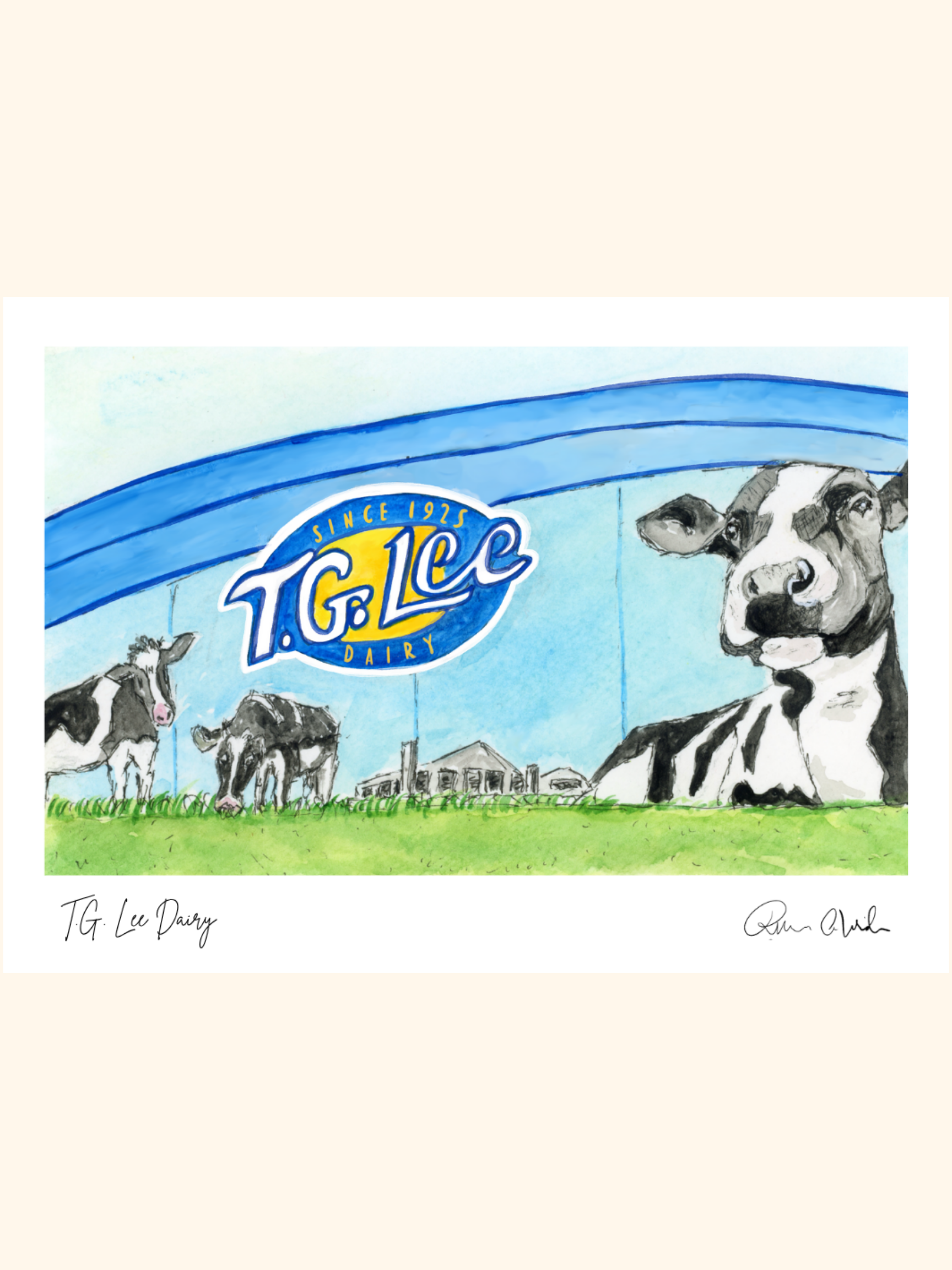 T.G. Lee Dairy Art Print