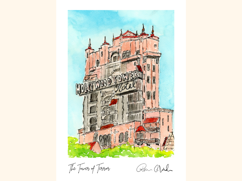 Tower of Terror Mini Art Print