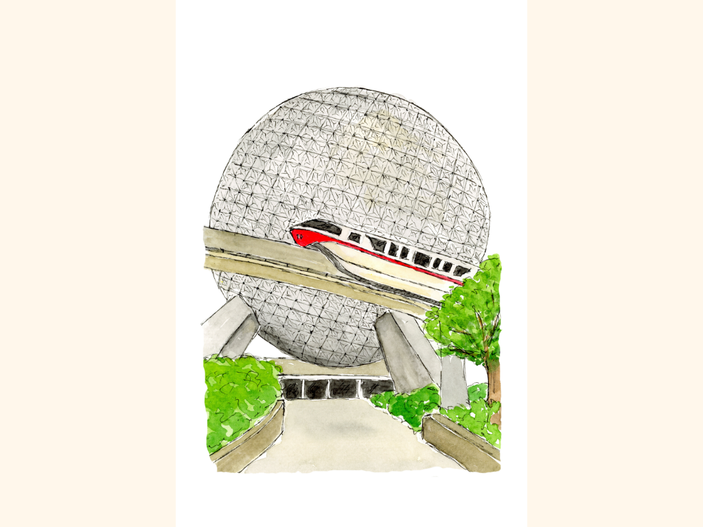 Epcot Art Print