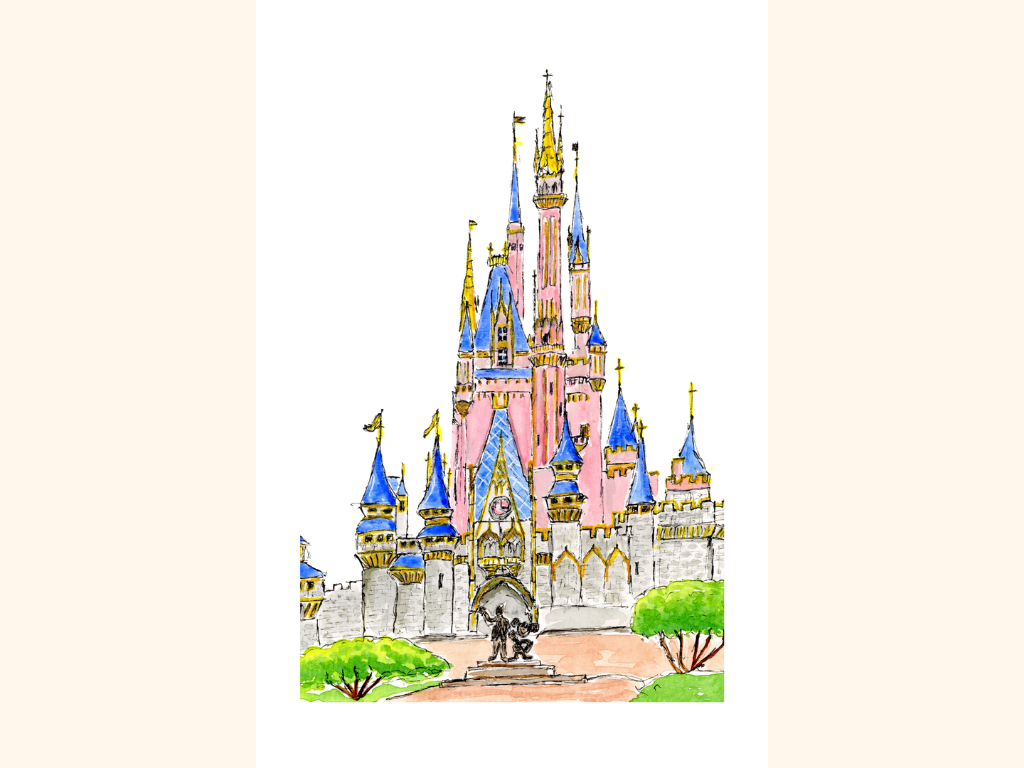 Cinderella’s Castle Art Print