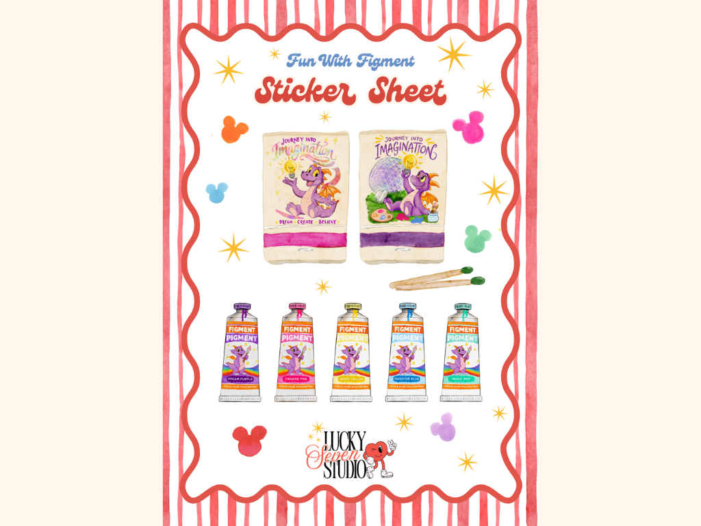 Fun With Figment Sticker Sheet