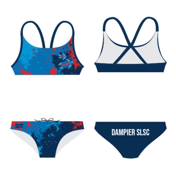 Ladies  Dampier SLSC Bikini Top Separates