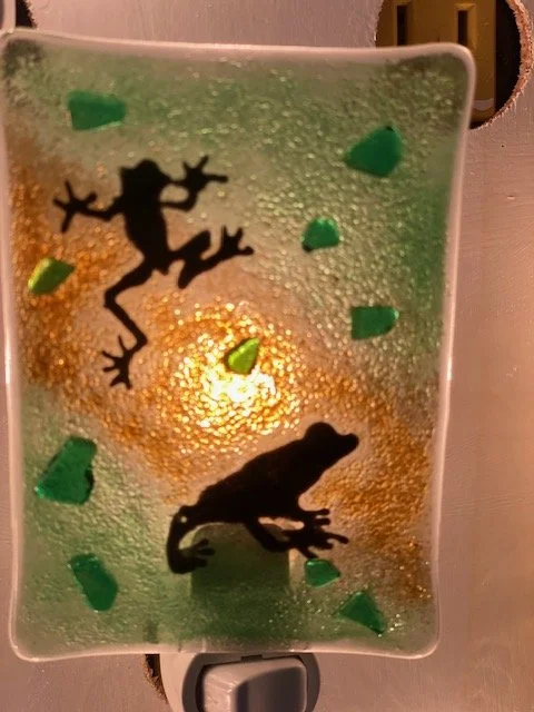 Frogs Silouhettes Night Light
