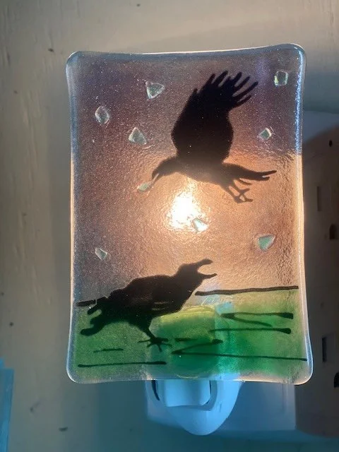 Ravens Silouhette Night Light