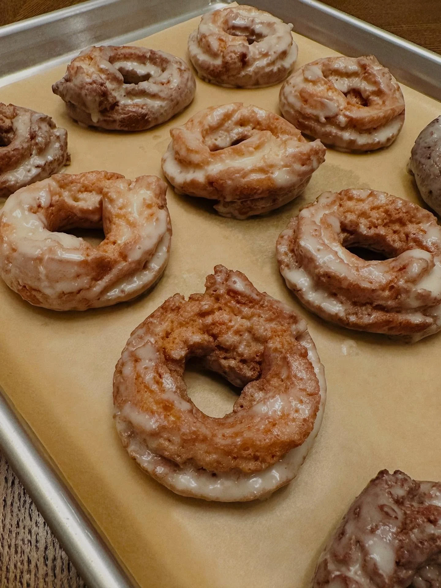 Testing an Old Fashion, honey glazed