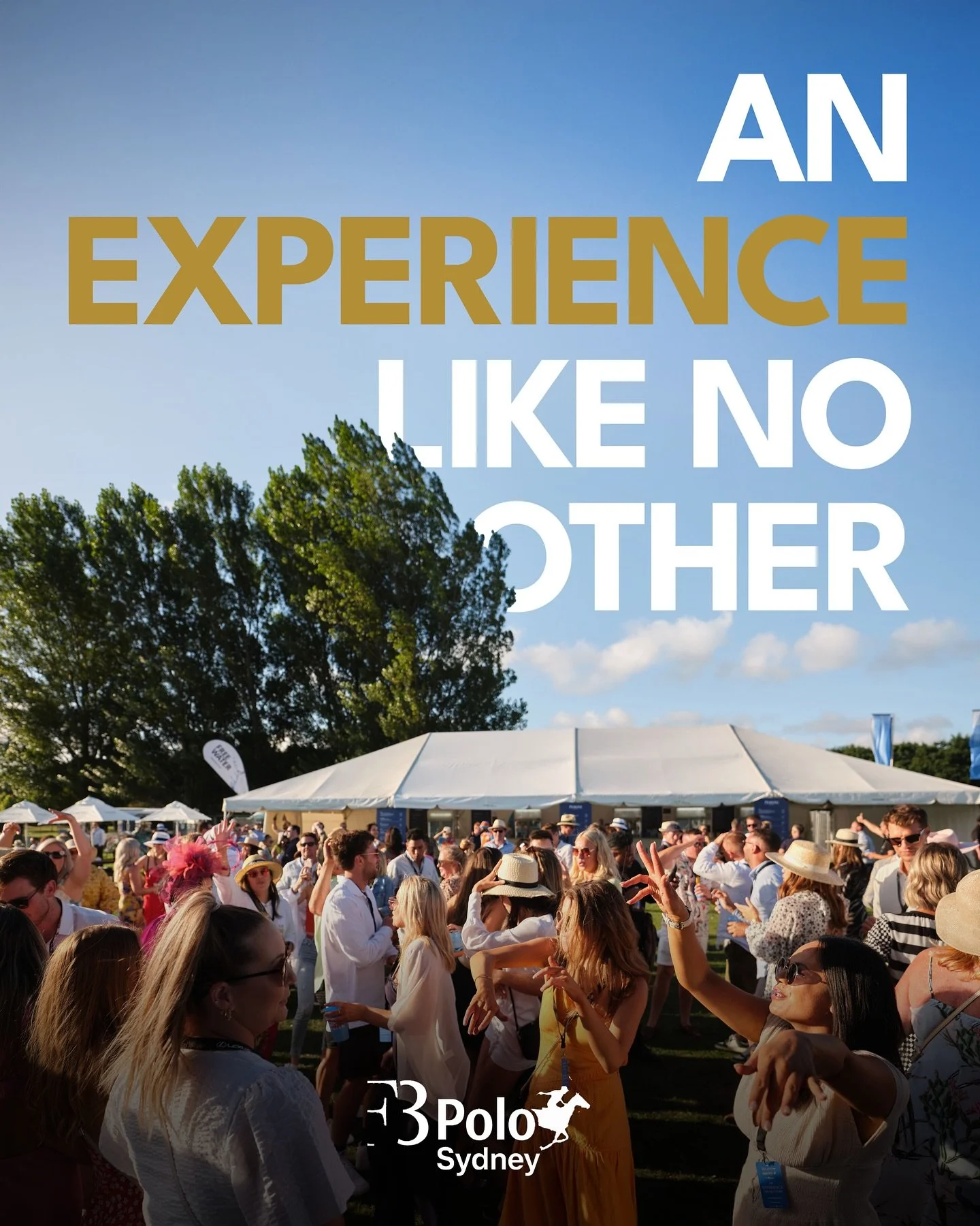 F3 Polo is an experience like no other &mdash; all access, all energy, all day.
From the Lawn to the Marquee, you&rsquo;re in it.
📍 November 8 &ndash; Mission Fields, Centennial Park
🎟 Tickets on sale now.