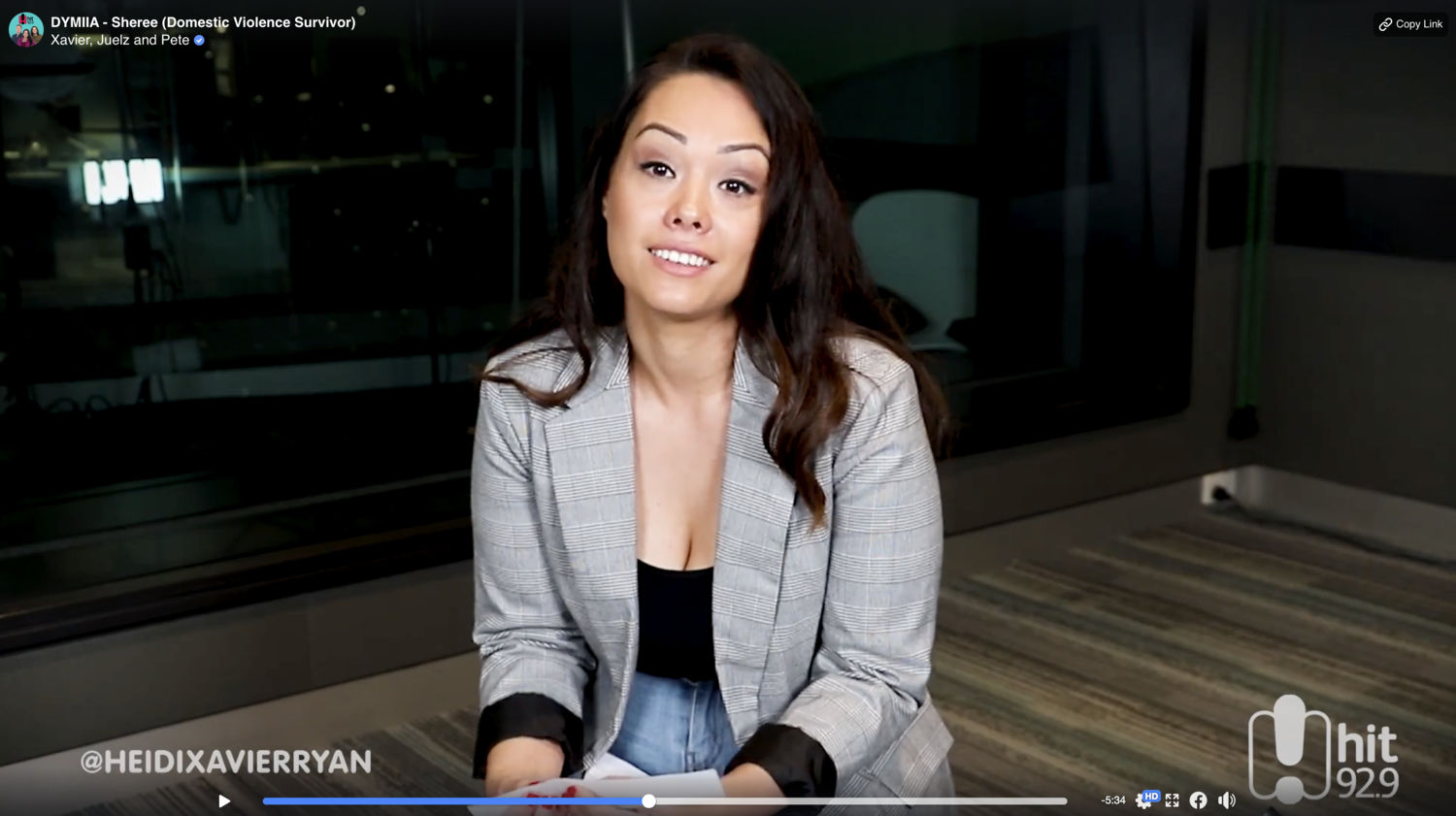 Domestic Violence Survivor Heidi, Xavier and Ryan show Hit 92.9