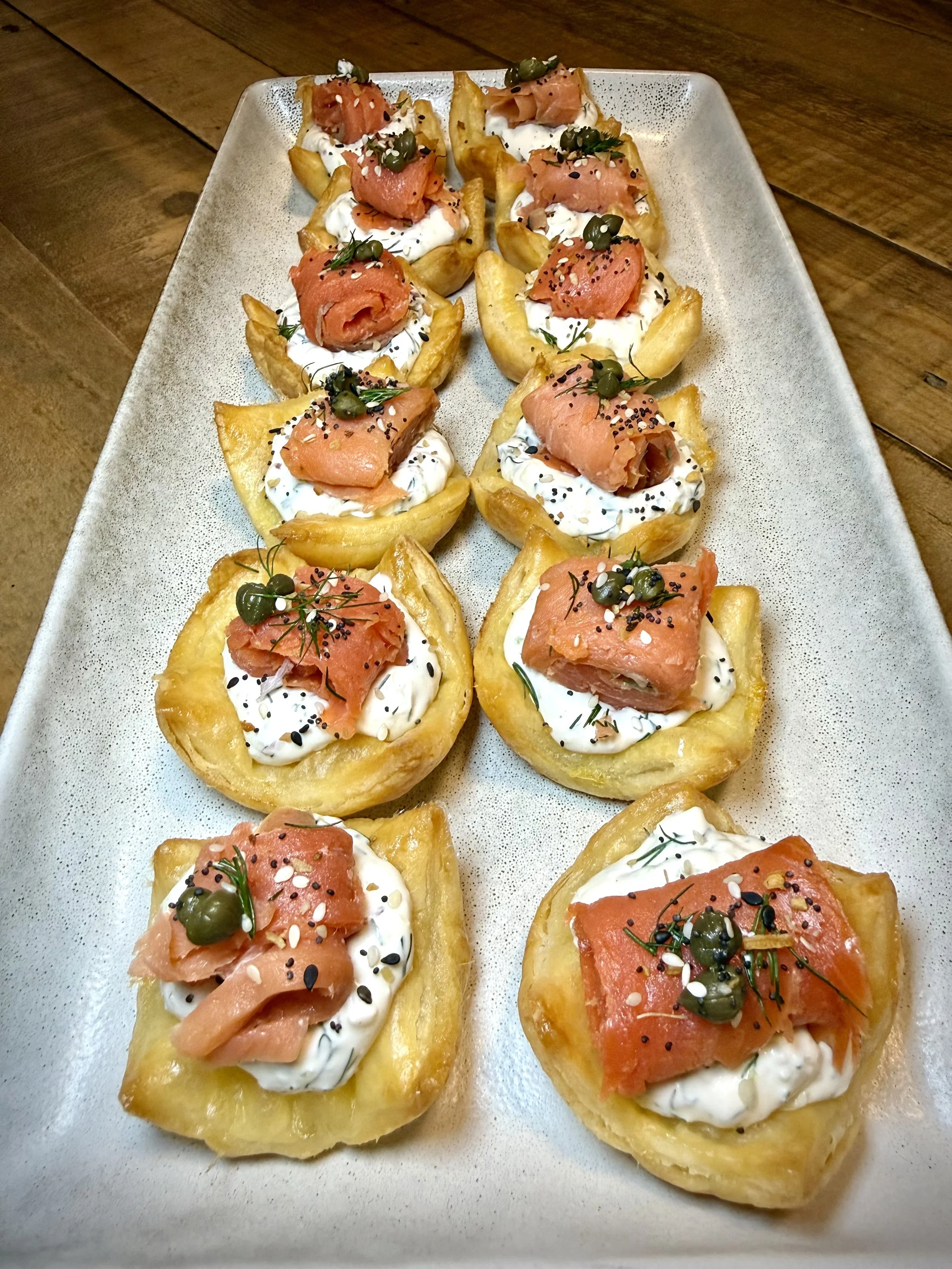 Lox Puffed Pastry Bites (GF)