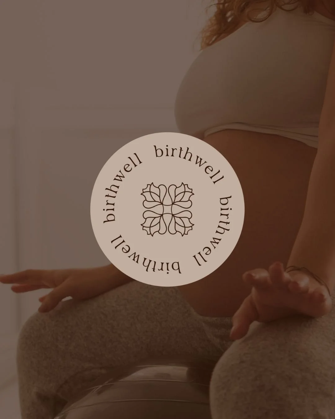 logo submark design for birthwell pelvic floor physiotherapists