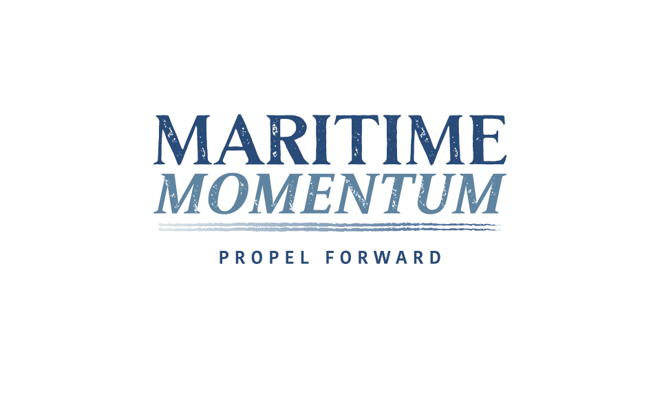 Maritime Momentum logo with the words 'Propel Forward'.