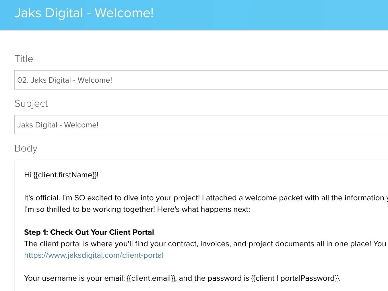 inquiry-automation-email-in-dubsado