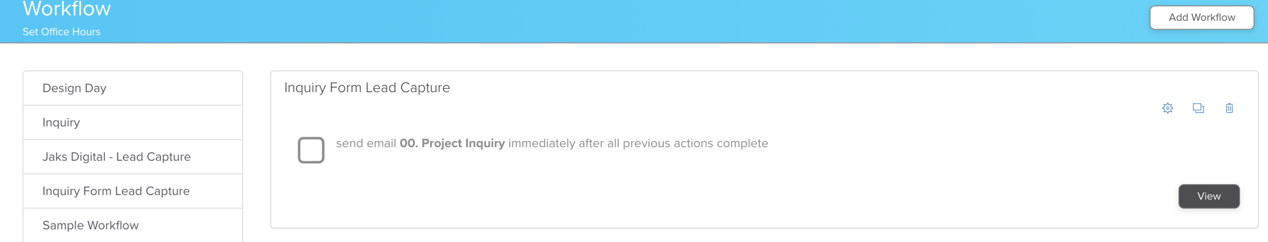 automated workflow with dubsado
