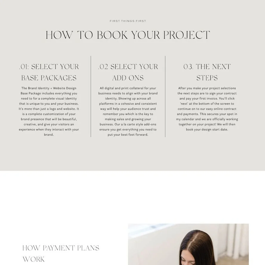 custom proposal in dubsado