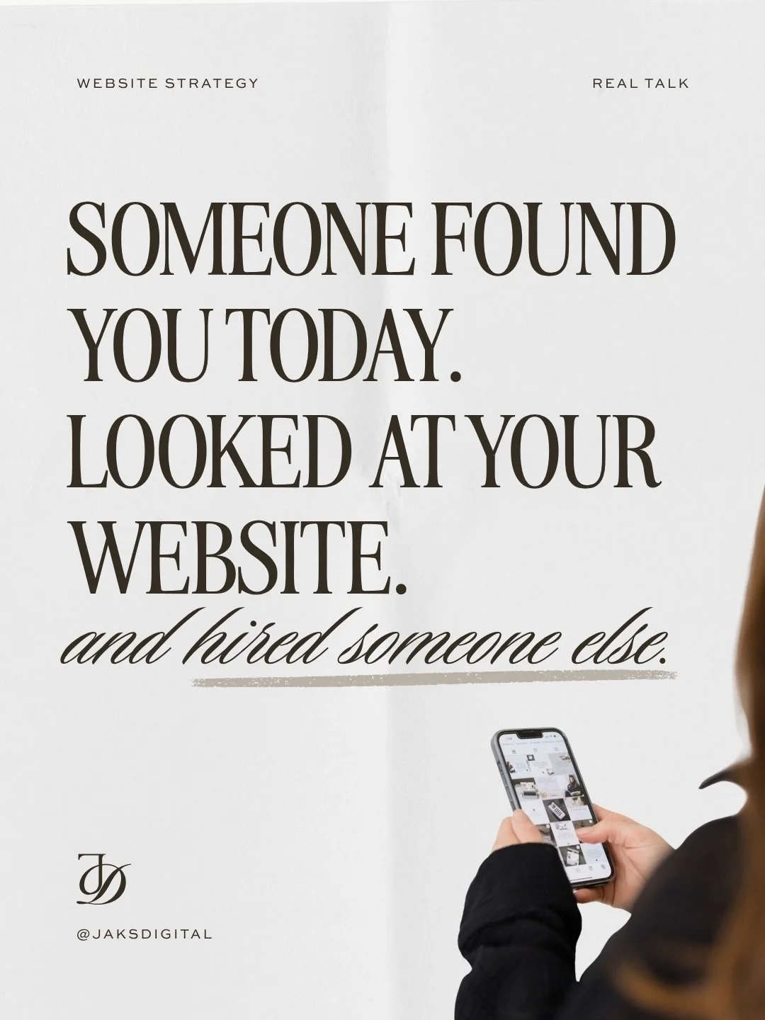 Raise your hand if your website has been on the to-do list for longer than you'd like to admit. 🙋&zwj;♀️

You're not alone, and it's almost never as complicated to fix as it feels.

Your website has first conversations without you and I mapped out e