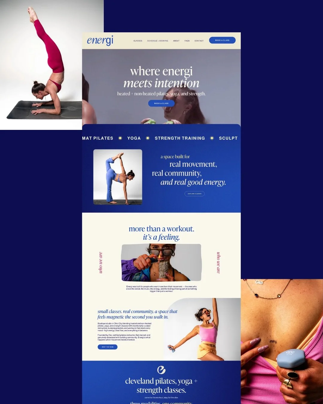 Opening day for Energi!! ✨

Gia&rsquo;s been family to me for years, so getting to build Energi Studios brand and website means everything. This site was designed the way her classes feel: fluid, energetic, alive.

The goal was to bring real movement