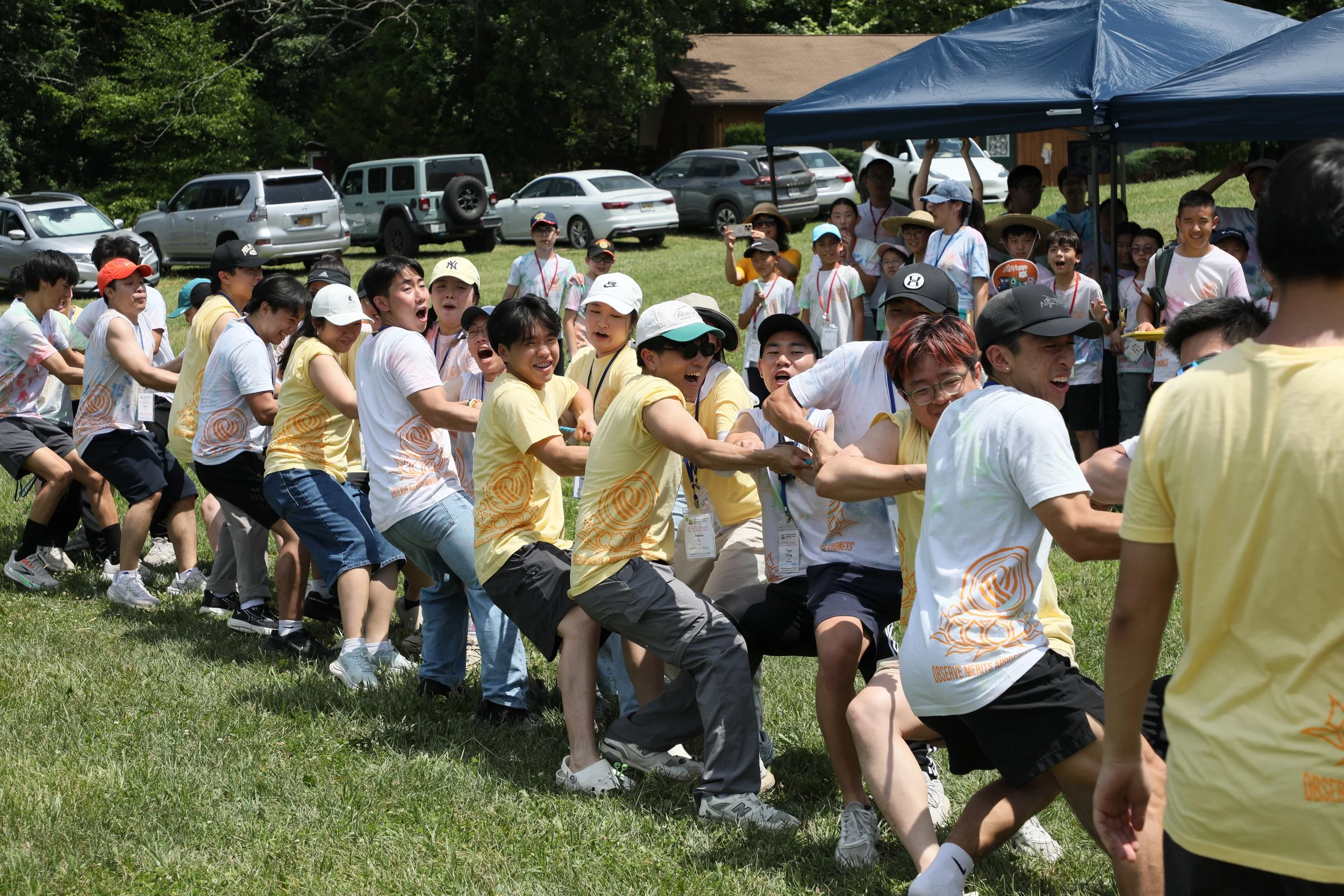 Field Day Volunteers Tug of War