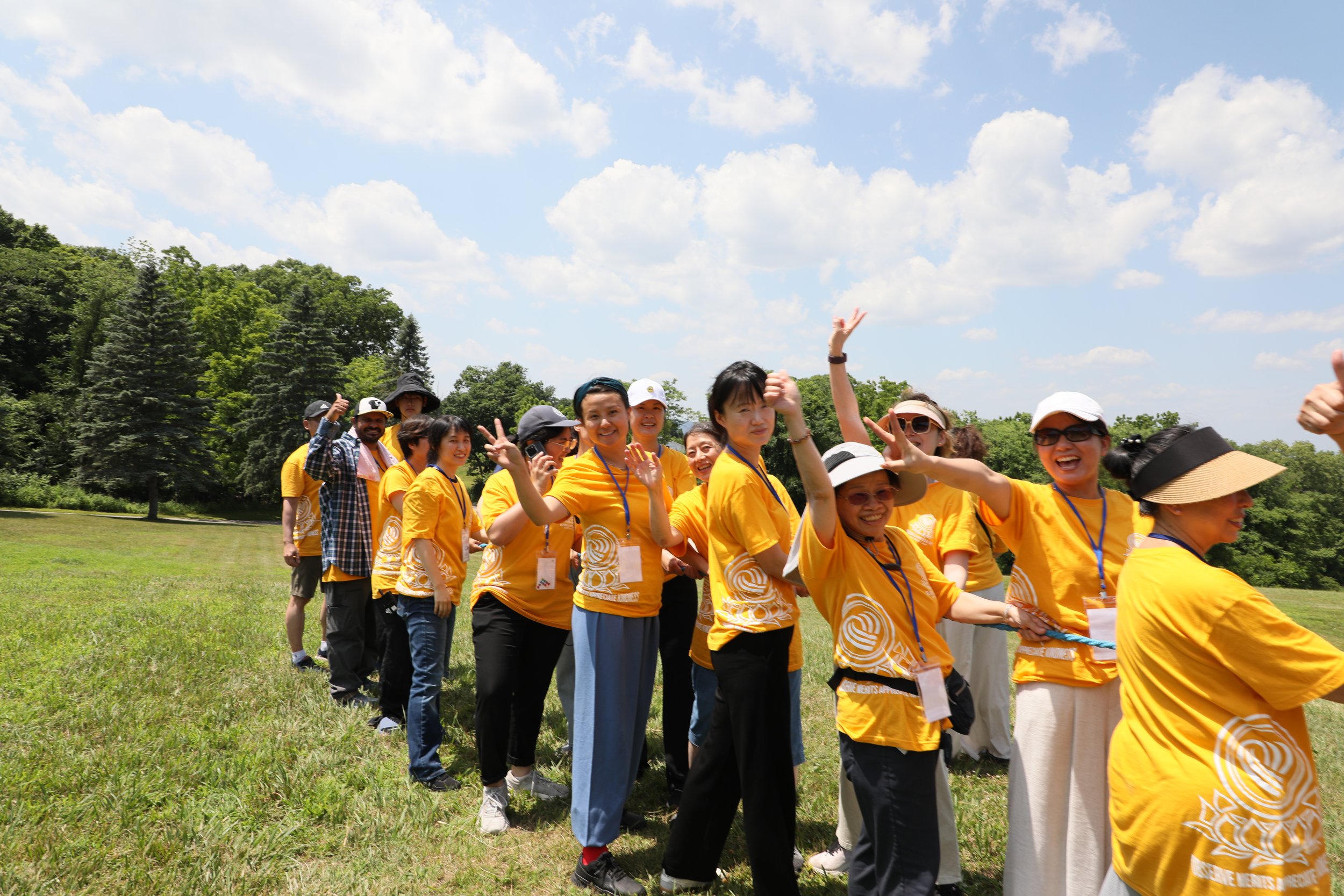 Field Day Volunteers Tug of War