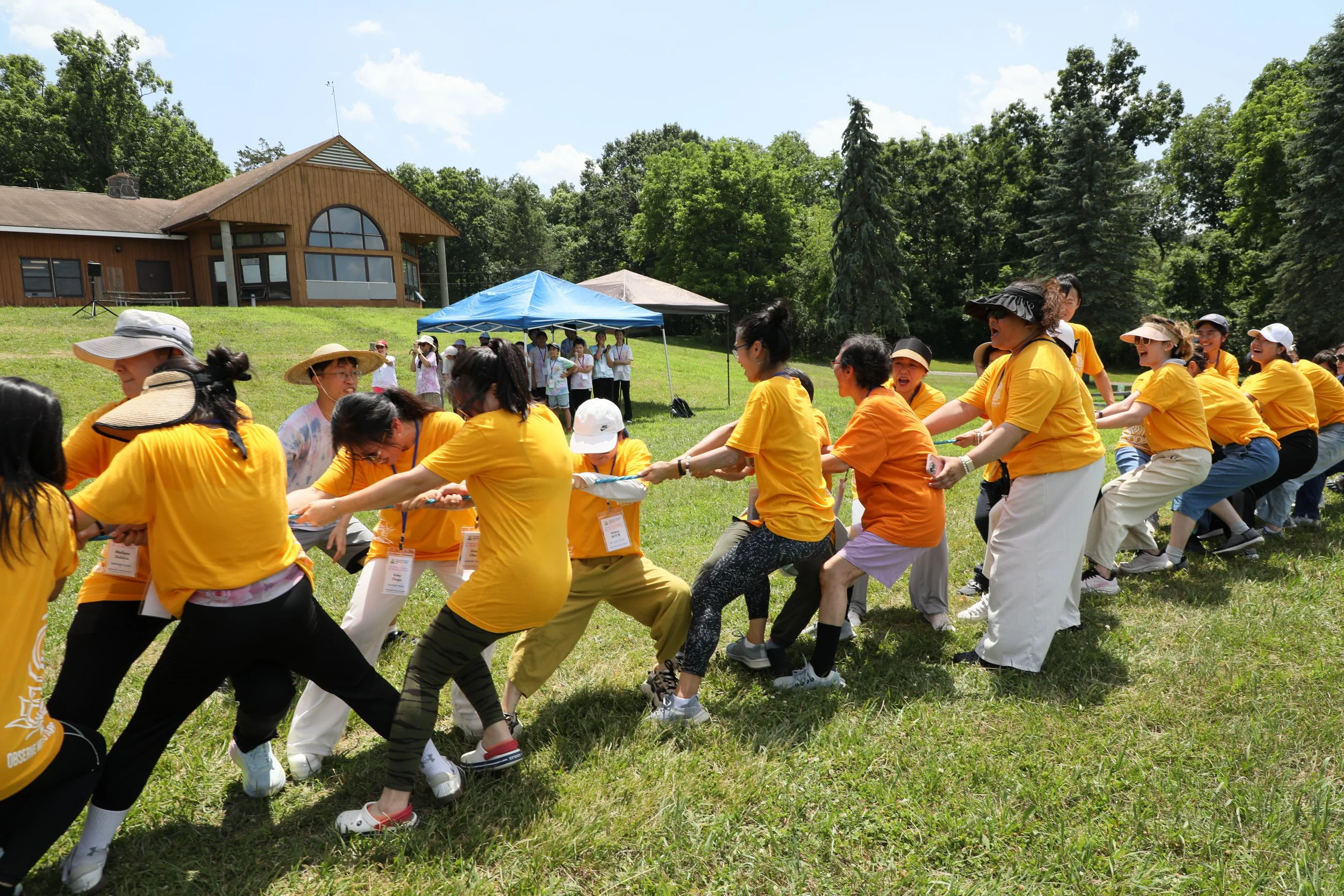 Field Day Volunteers Tug of War