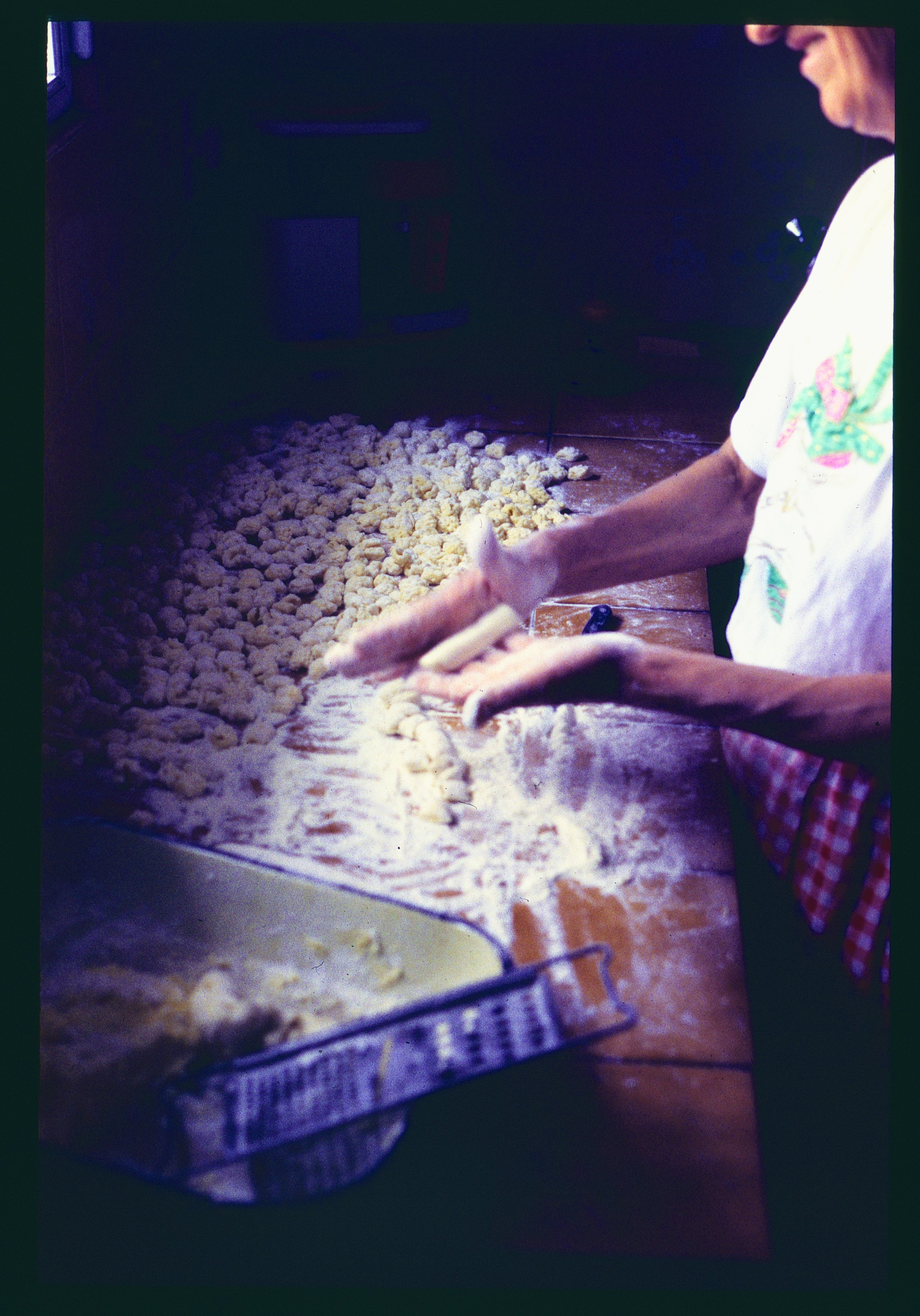 Gladys making gnocci