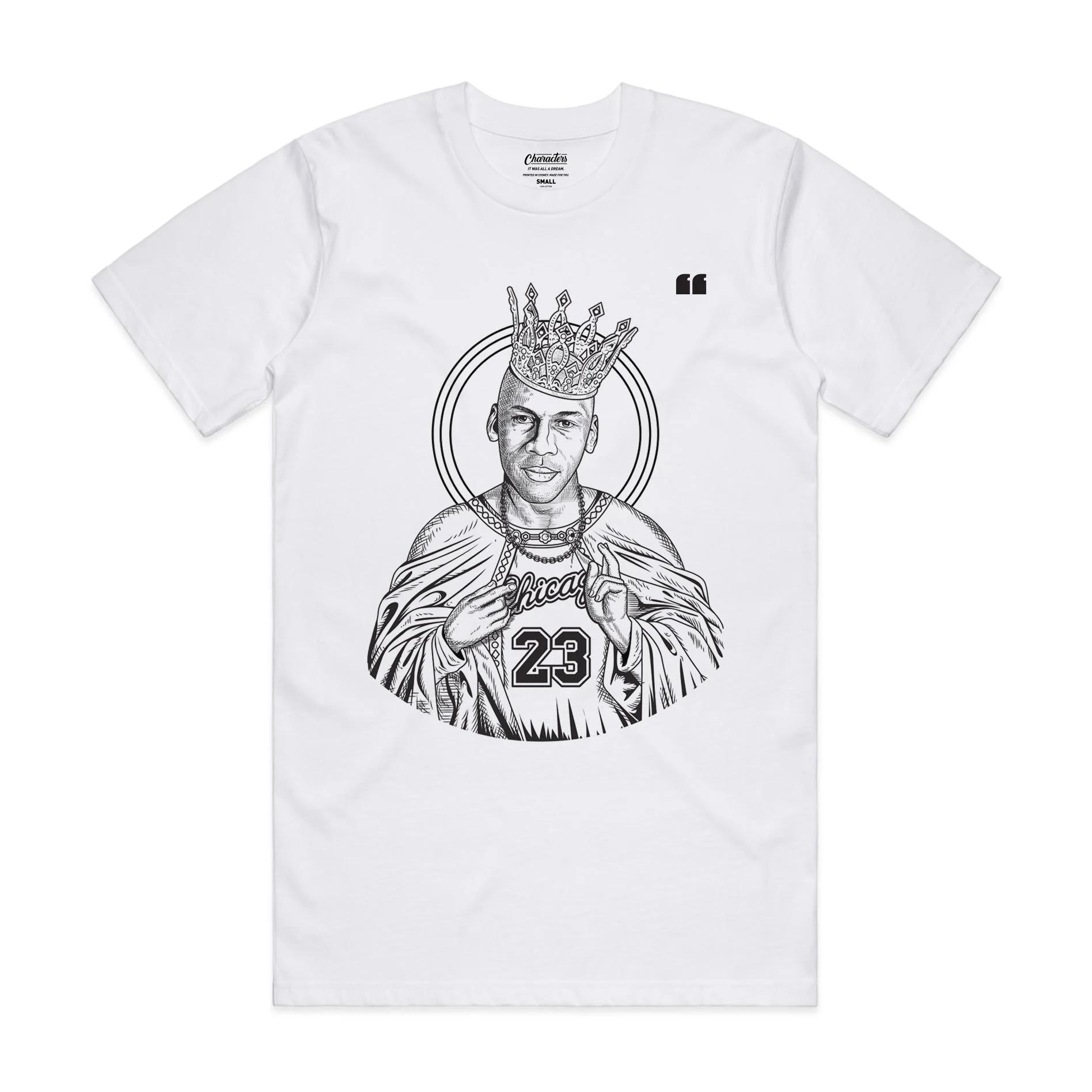 Black Jesus Tee White