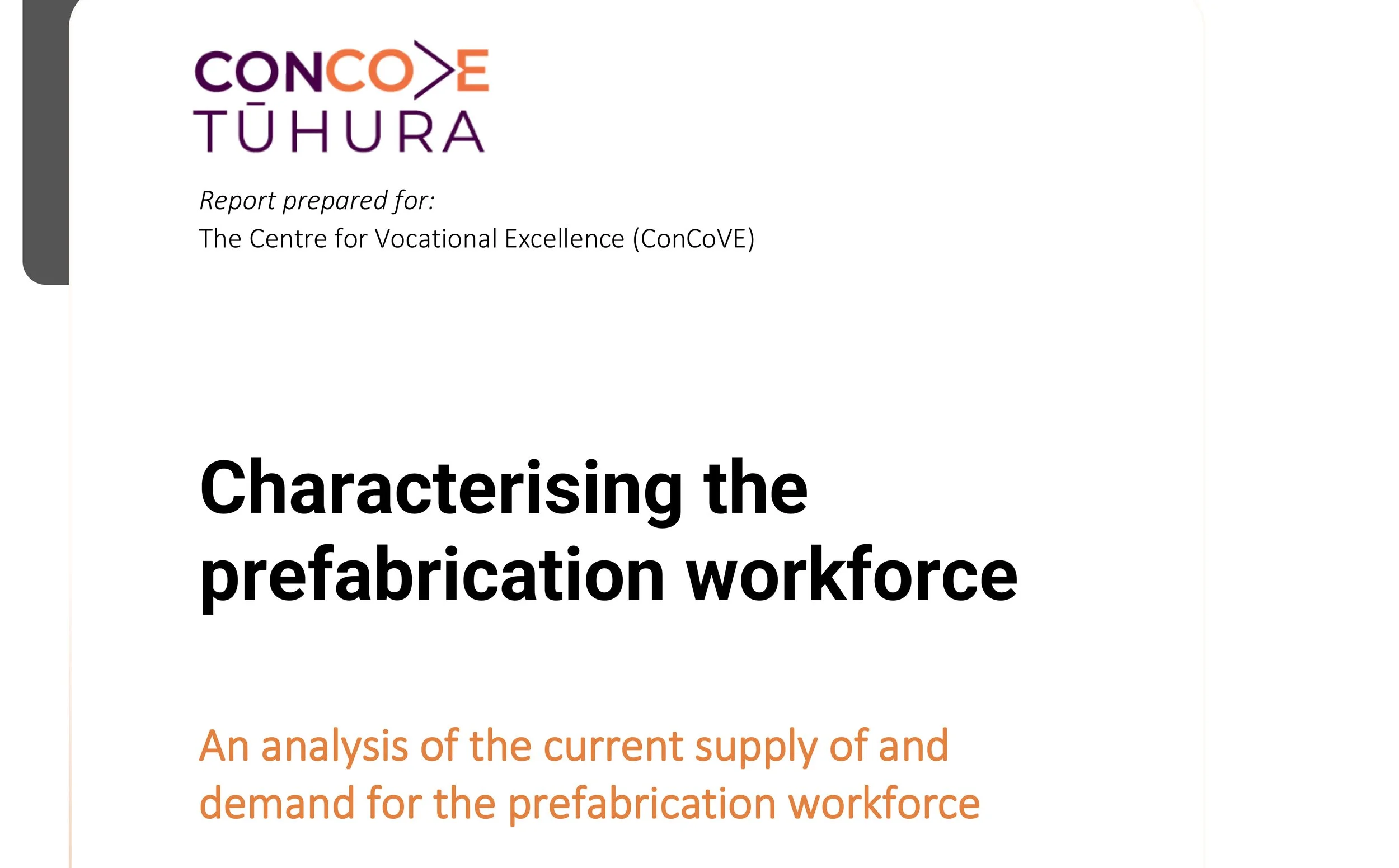 Offsite manufacturing workforce: Full analysis of the current supply of and demand for the prefabrication workforce