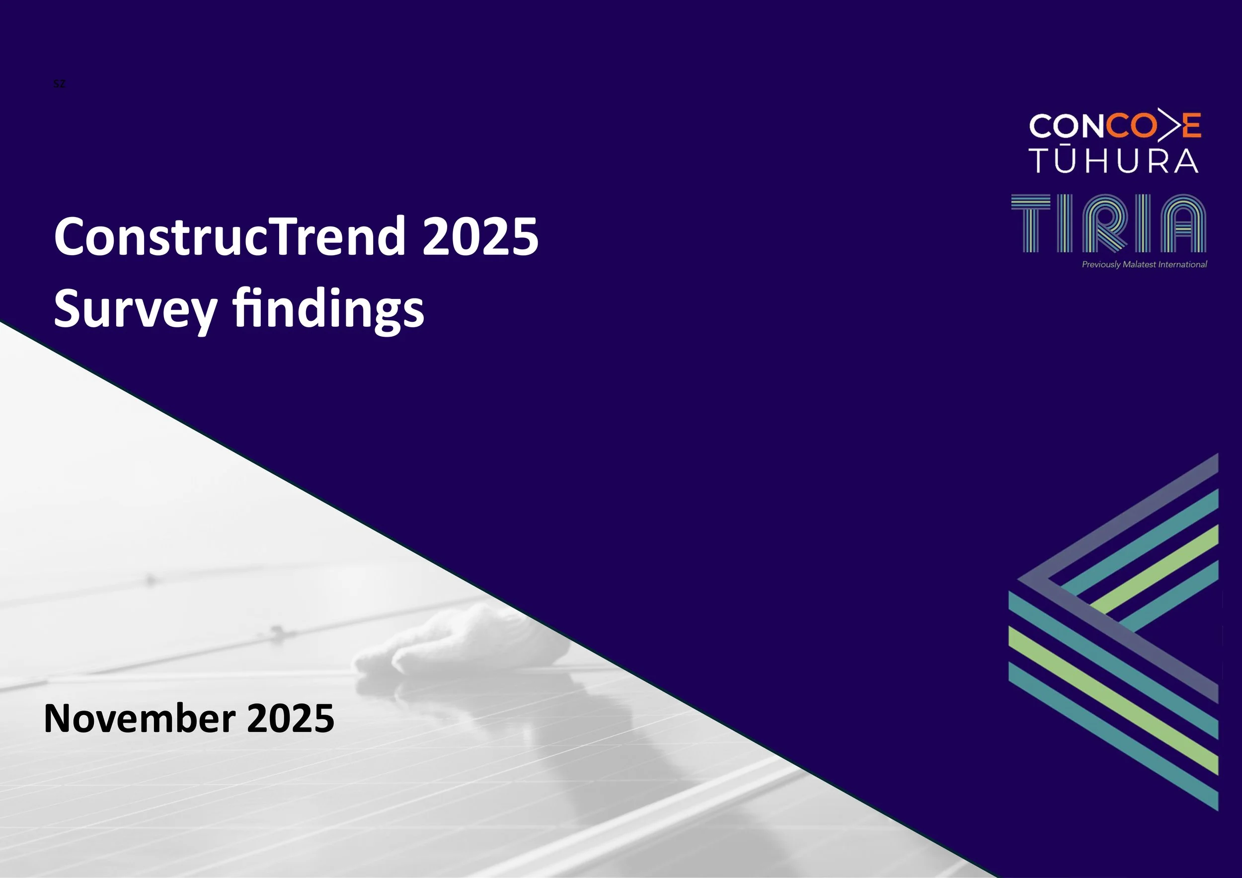 ConstrucTrend 2025 Survey findings