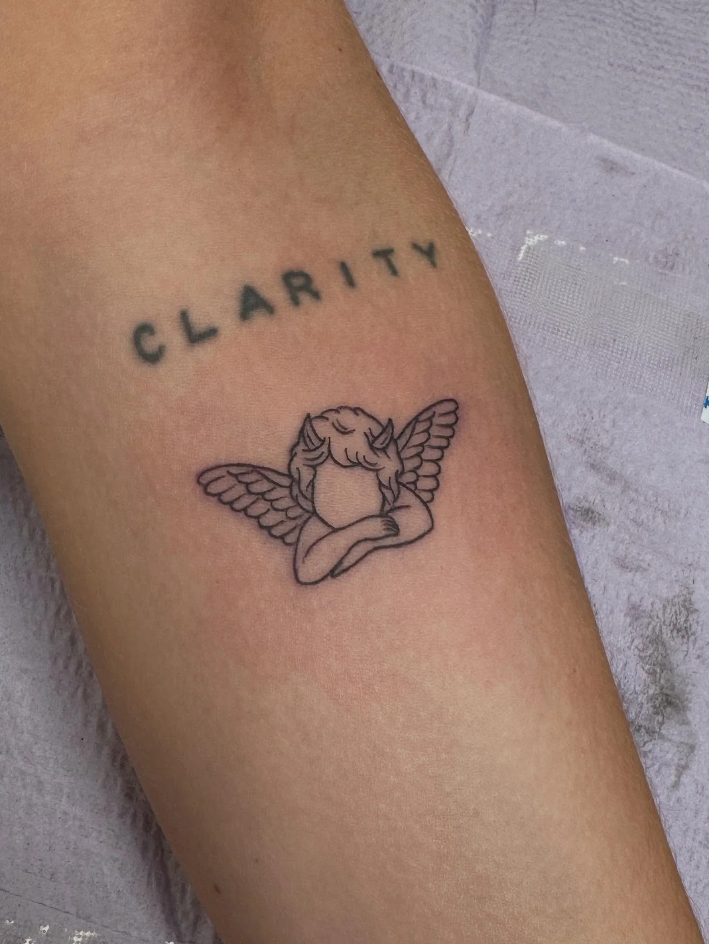 Just a teeny little tat from the other day for Maddie!