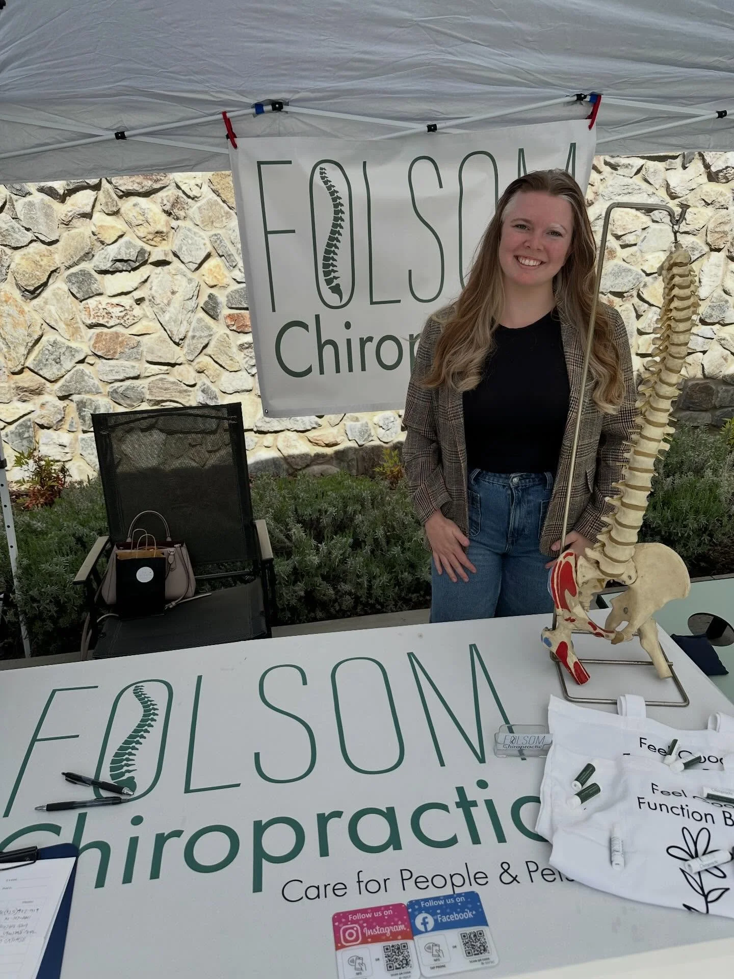 Thank you @revelfolsom for the amazing health and wellness fair!