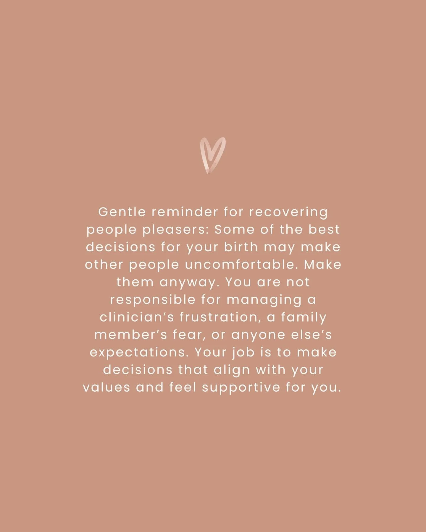 Sometimes your birth choices will ruffle feathers, and that&rsquo;s okay. 

🌷Not wanting a prophylactic cannula in a low-risk labour. 🌷 Asking for intermittent auscultation instead of continuous CTG. 🌷 Declining routine vaginal examinations. 🌷 Ch