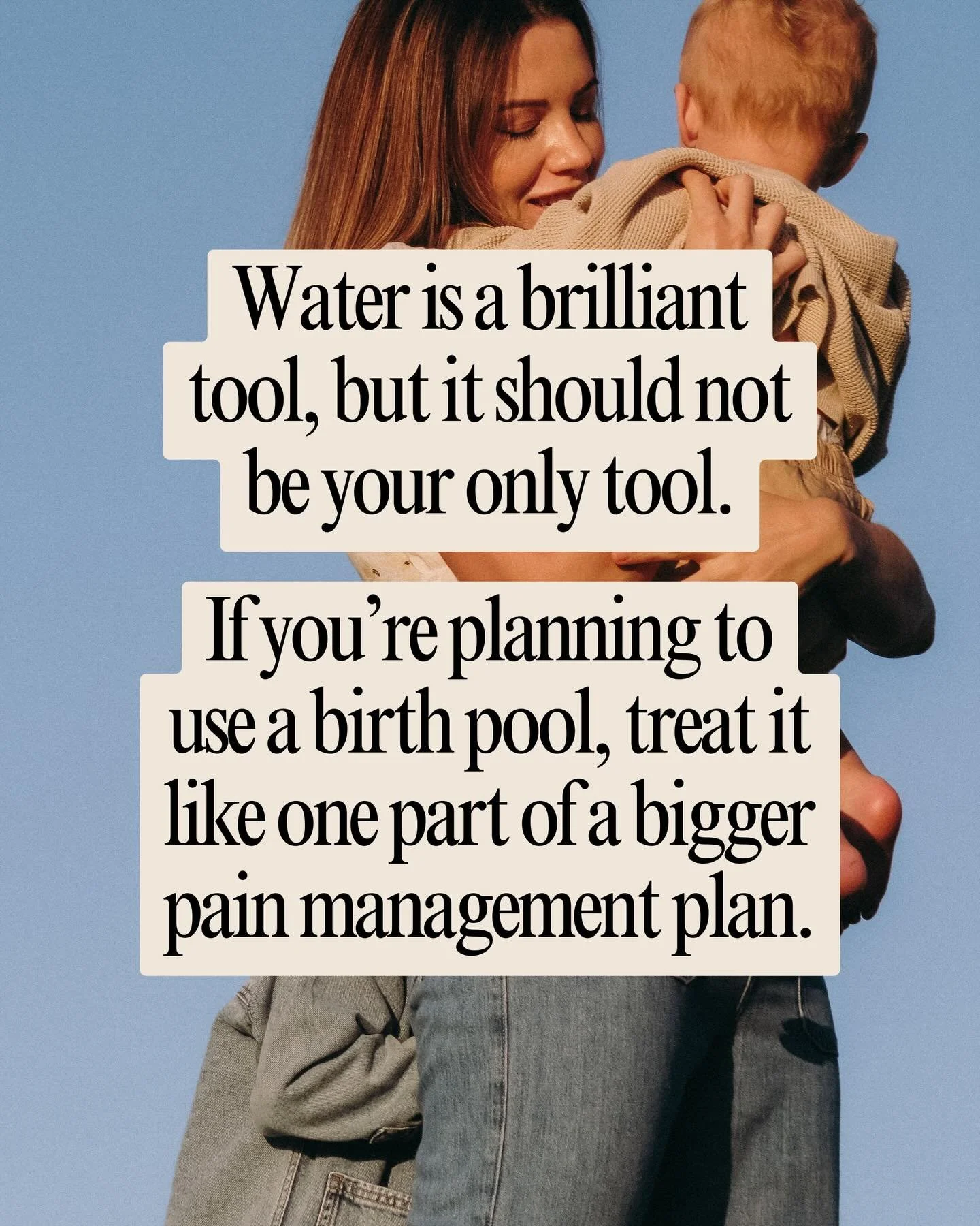 If you&rsquo;re considering using a bath or birth pool, approach it from an informed place 💪🏼🔥

Like anything in your birth that truly matters to you, raise it with your care provider antenatally rather than waiting until you are in labour. These 