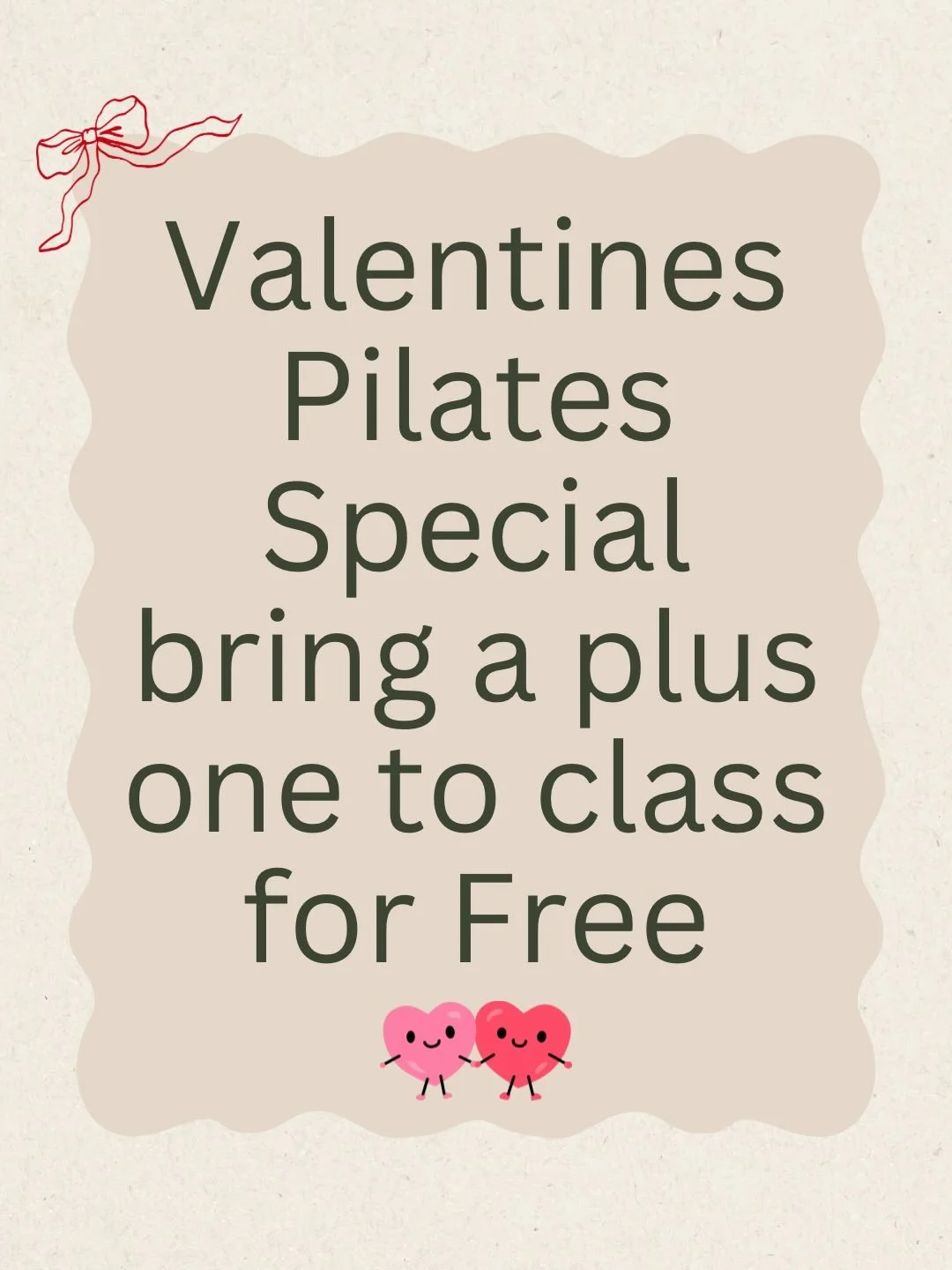 Share some Pilates love this Valentines 💌 

With our Special Valentines Offer you can bring a partner, a friend, your Mum, sister, brother or even a colleague to one of our group classes for FREE 😍

Simply comment &ldquo;VALENTINES&rdquo; and we wi