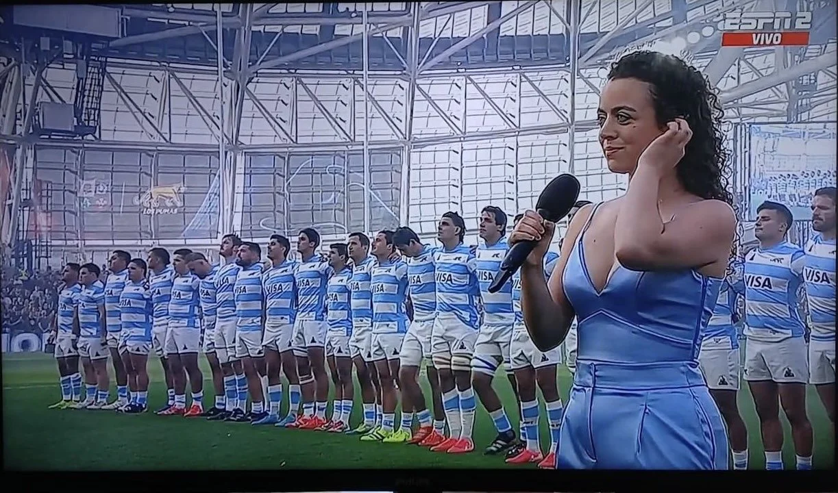 National anthem Rugby England VS Argentina