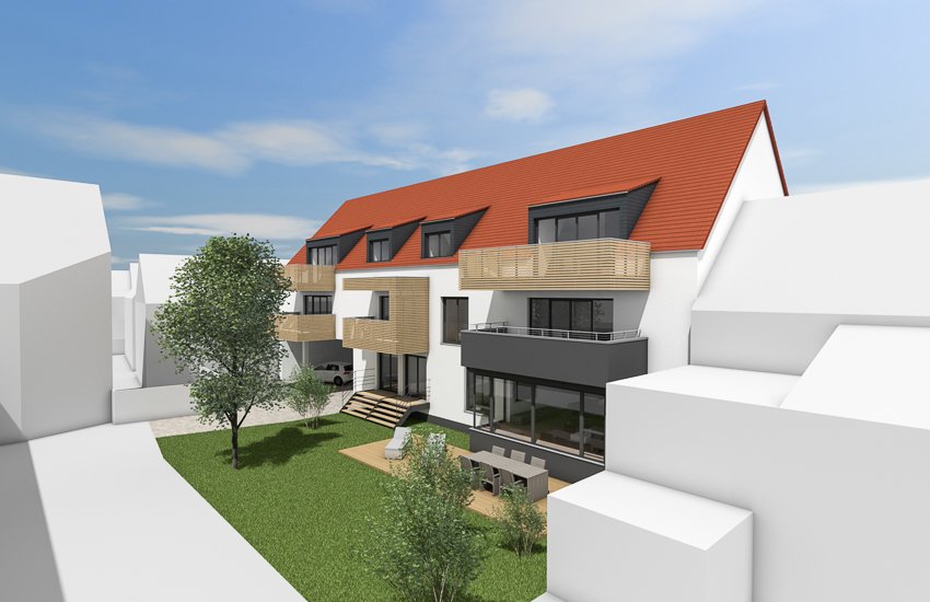 Mehrfamilienhaus in einer Hofreite